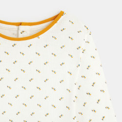 تي شيرت بناتي منسوج ومضلع...